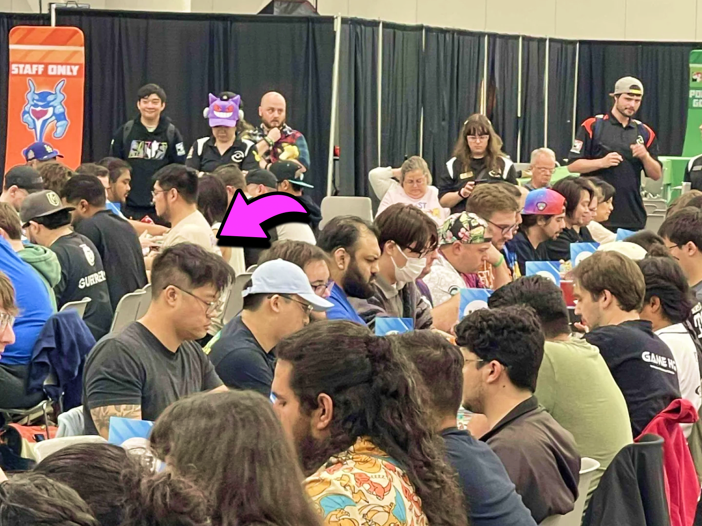 Competing at the Las Vegas Regional in 2025 for the Pokemon TCG.